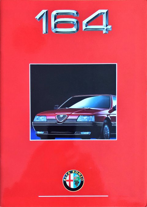 Alfa Romeo 164 nr. 909-2053, 1990-09 A4, 30, NL year 1990 folder brochure