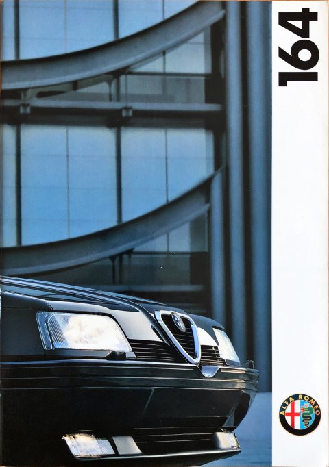 Alfa Romeo 164 nr. 9301-2564, 1993-01 A4, 40, NL year 1993 folder brochure