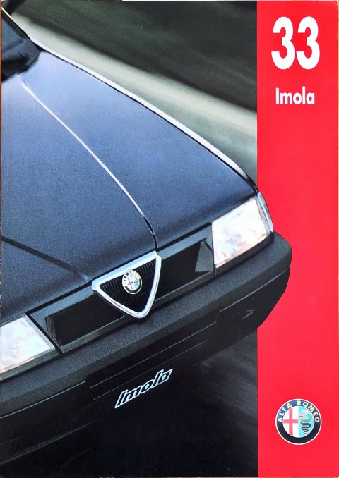 Alfa Romeo 33 Imola nr. 02.9.GI01.22, 1994 A4, 6, NL year 1994 folder brochure