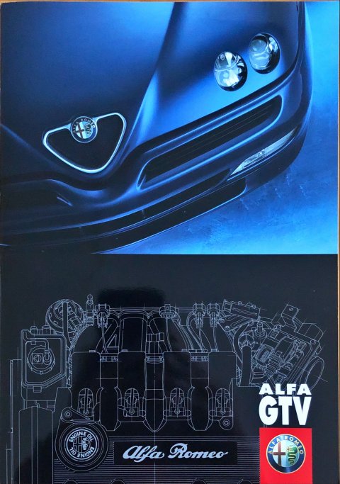 Alfa Romeo GTV nr. 04.9.5115.22, 2001-01 A4, 36, NL year 2001 folder - brochure
