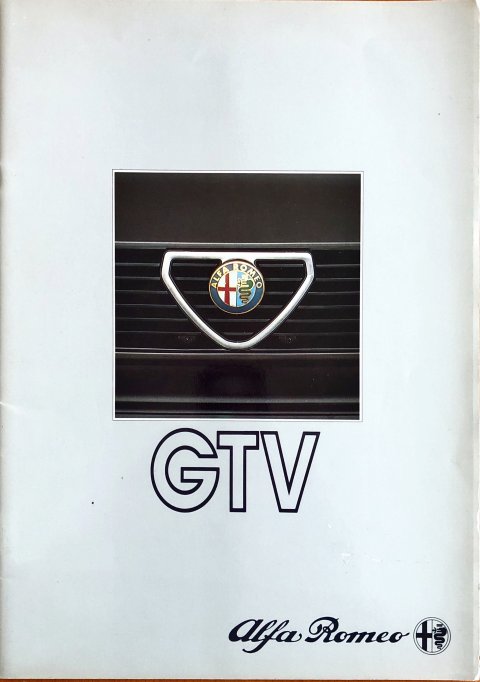 Alfa Romeo GTV nr. 831 - 149, 1983 A4, 24, NL year 1983 folder brochure