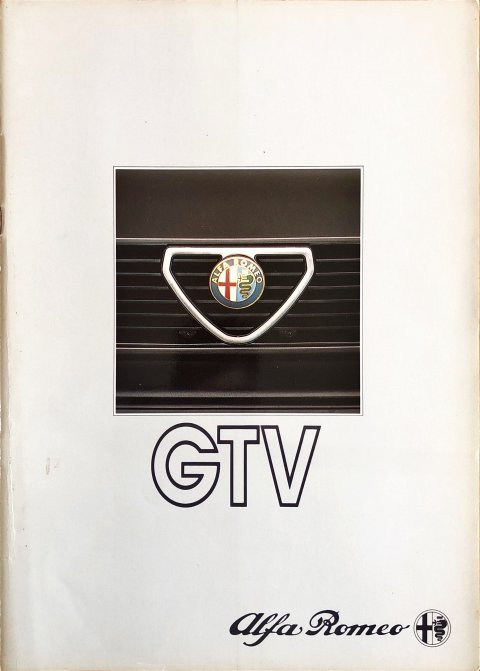 Alfa Romeo GTV nr. 849 227, 1984 A4, 24, NL year 1984 folder brochure