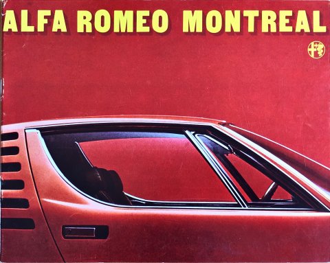 Alfa Romeo Montreal nr. 732 A 165, 1973 22,0 x 28,0, 20, NL year 1973 folder brochure