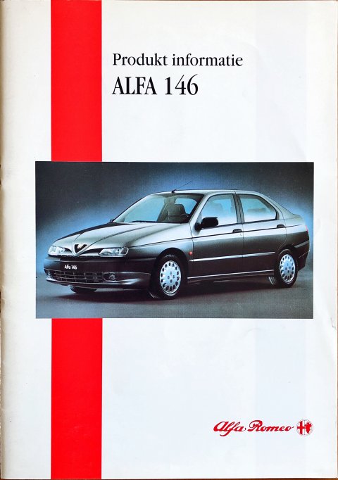 Alfa Romeo Product informatie Alfa 146 nr. -, 1995-05 A4, 48, NL year 1995 folder brochure