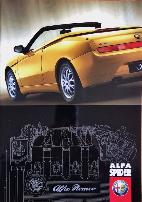 Alfa Romeo Spider nr. 02.9.9411.40, 1998 04 A4, 12, BE NL year 1998 folder brochure