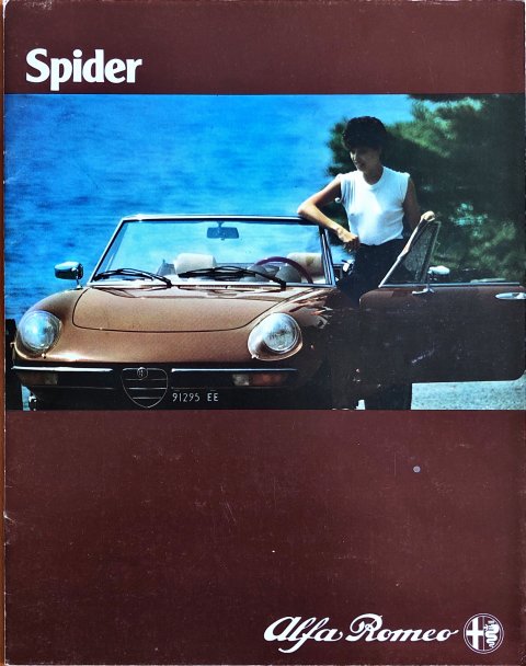 Alfa Romeo Spider nr. 805 1080:5, 1980 22,0 x 28,0, 22, NL year 1980 folder brochure
