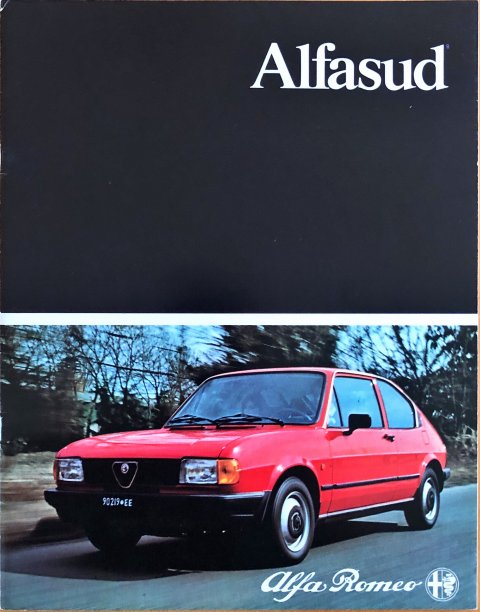 Alfa Romeo Sud nr. 816 1105 NL:B, 1981 22,0 x 28,0, 26, NL year 1981 folder brochure