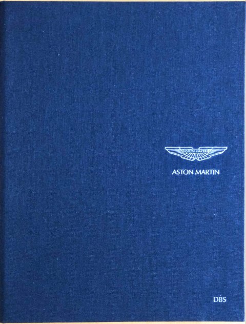 Aston Martin DBS nr. 703481, - 20,0 x 26,0 (book), 68, EN year - folder brochure