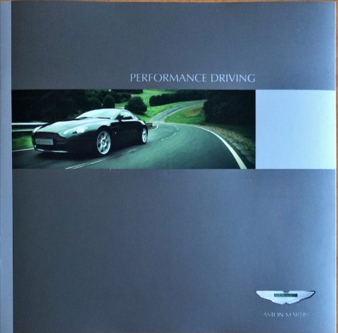 Aston Martin Performance Driving  nr. 702064, - 22,0 x 22,0, 28, EN year - folder brochure