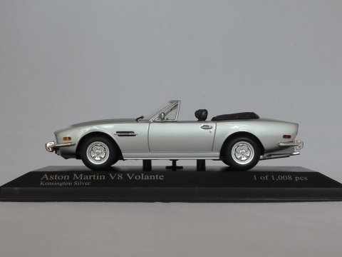 Aston Martin V8 Volante, 1987, zilver, Minichamps, 400 137731 