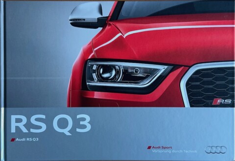 Audi RS Q3 nr. 358:1273.00.09, 2013 08 20,2 x 30,0 (book), 66, DE year 2013 folder brochure