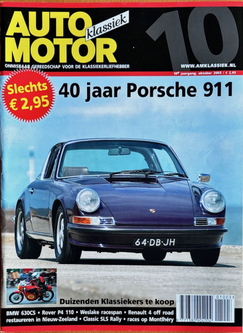 Auto Motor Klassiek oktober 2003 40 jaar Porsche 911