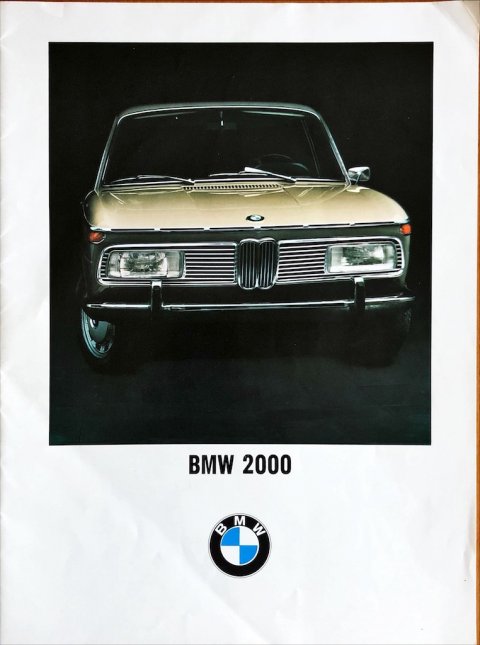 BMW 2000 nr. -, jaren 60 24,0 x 32,0, 16, NL year jaren 60 folder brochure