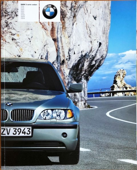 BMW 3-serie sedan (E46) nr. 111 003 099 65, 2001 (2:01) 23,0 x 29,0, 92, NL year 2001 folder