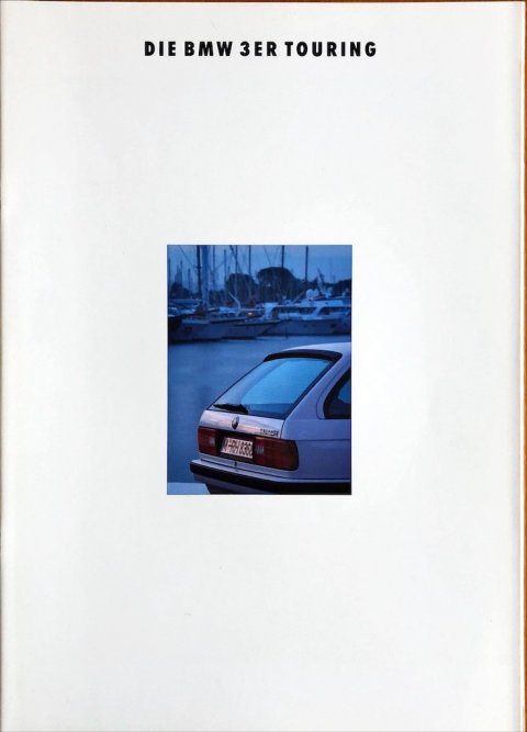 BMW 3-serie touring (E30) nr. 211 03 25 10, 1992 (2:92) A4, 38, DE year 1992 folder brochure