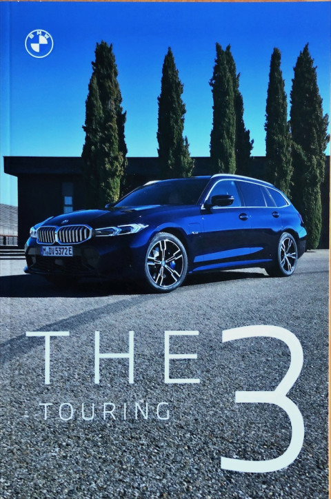 BMW 3-serie touring (G21) nr. 411 003 276 00, 2022 (2/22) 20,0 x 30,0, 76, BE-NL year 2022 folder brochure
