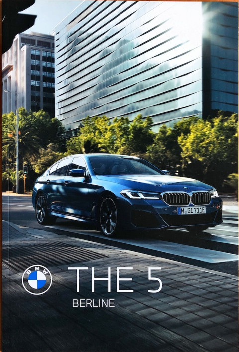 BMW 5-serie sedan (G30) nr. 411 005 227 64, 2020 (2/20) 20,0 x 30,0, 28, BE-NL year 2020 folder brochure