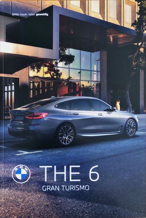 BMW 6 serie Gran Turismo (G32) nr. 411 006 054 65, 2021 (1:21) 20,0 x 30,0, 28, NL year 2021 folder brochure