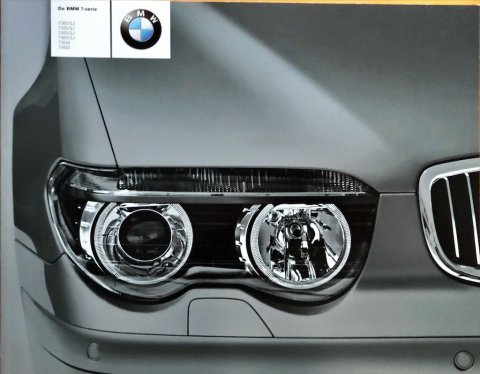 BMW 7-serie (E65) nr. 311 007 059 65, 2003 (1:03) 23,0 x 29,0, 128, NL year 2003 folder brochure