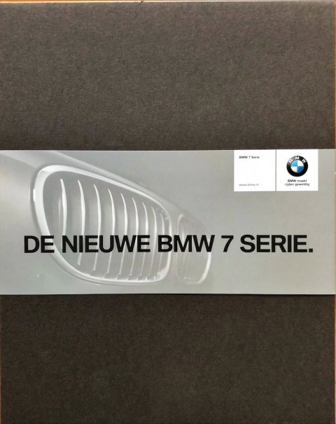 BMW 7-serie (F01) nr. 411 007 200 65, 2012 (2:12) 23,0 x 29,0, 108, NL year 2012 folder brochure