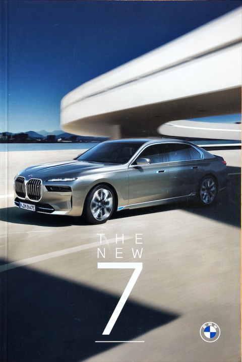 BMW 7-serie sedan (G70) nr. 411 007 328 00, 2022 (2/22) 20,0 x 30,0, 80, BE-NL year 2022 folder brochure