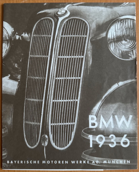 BMW BMW 1936 (typ 315, 319), nachdruck 1978 nr. A 151 : 250.II.36, 1978 16,5 x 20,5, 8, DE year 1978 folder brochure