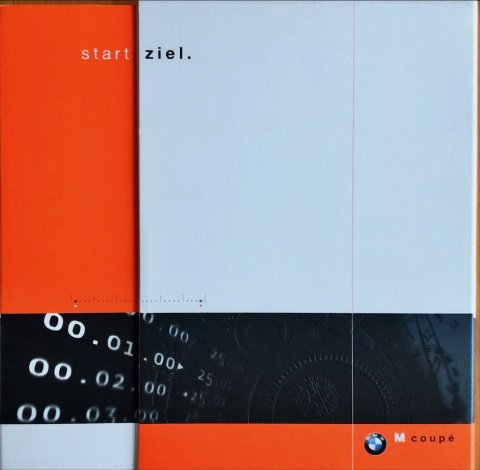 BMW M coupe (Z3, E36) nr. 711 03 42 10, 1997 (2:97) 21,0 x 21,0, 42, DE year 1997 folder brochure