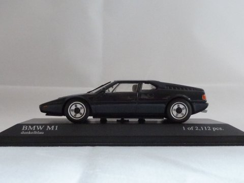 BMW, M1 (E26), 1978-1981, blauw, Minichamps, 430 025024