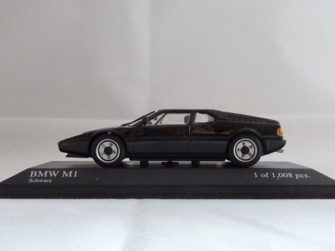 BMW, M1 (E26), 1978-1981, zwart, Minichamps, 430 025027