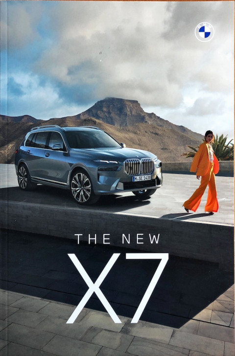 BMW X7 nr. 411 007 294 00, 2022 (2:22) 20,0 x 30,0, , BE NL year 2022 folder brochure