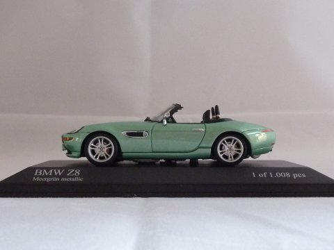 BMW, Z8 (E52), 1999-2003, groen, Minichamps, 431 028741