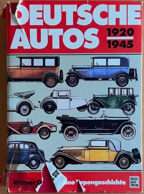 Boek Deutsche Auto's 1920 1945 Werner Oswald ISBN 3 87943 591 7