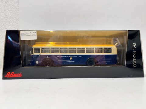 B&uuml;ssing 6500 T Kraftverkehr Mark-Sauerland G-M-B-H L&uuml;denscheid, 1954-1958 Schuco 03472