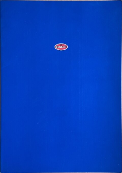 Bugatti EB 118 nr. 899/1190.32.46, 1998 10 24,5 x 34,5, 20, FR year 1998 folder brochure