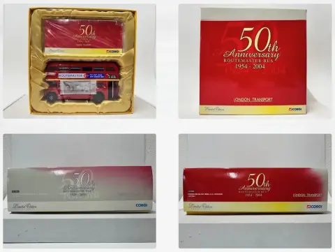 Bussen London Transport 50th Anniversary Routemaster bus 1954 2004, Corgi, CC25904