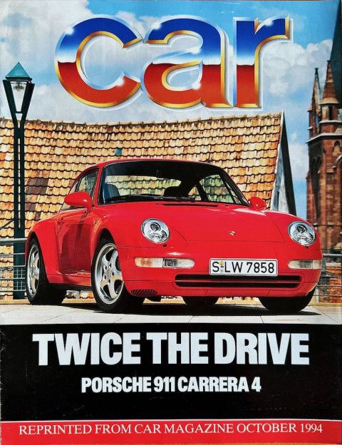 Car reprint test Porsche 911 993 Carrera 4