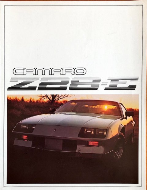 Chevrolet Camaro Z28-E nr. CN15D, - NL - folder brochure