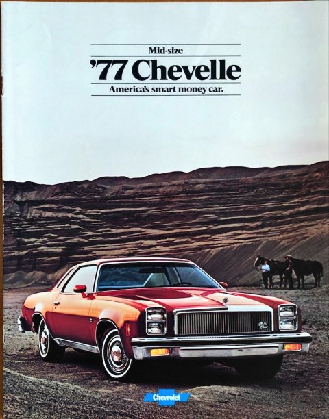Chevrolet Chevelle nr. 3414, 1976-09 21,7 x 28,0, 12, EN year 1976 folder brochure