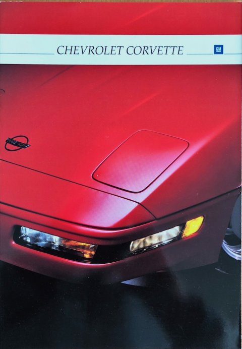 Chevrolet Corvette nr. -, 1992 A4, 8, NL : FR year 1992 folder brochure