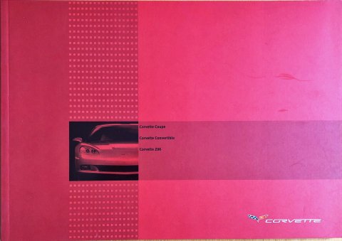 Chevrolet Corvette nr. 2CC601NL06AA, 2006 A4, 52, NL year 2006 folder brochure