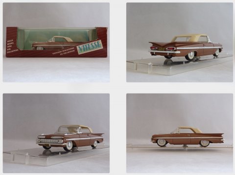 Chevrolet Impala Cabriolet closed bruin 1960 Vitesse 391