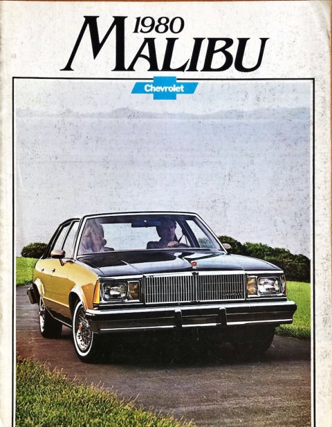 Chevrolet Malibu nr. 3904, 1979-08 21,7 x 28,0, 16, EN year 1979 folder brochure