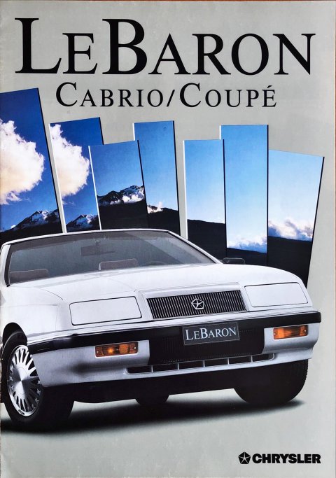 Chrysler LeBaron Cabrio : Coupe nr. -, 1990-02 A4, 12, EN year 1990 folder brochure