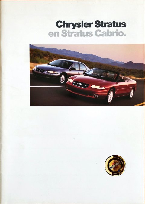 Chrysler Stratus en Stratus cabrio nr. -, 1996-09 A4, 24, NL year 1996 folder brochure