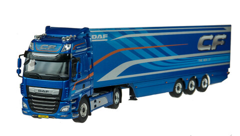 DAF CF Space Cab 4x2 + box trailer 3 axle, 2017, WSI, 02 2103 : M004046 1op50