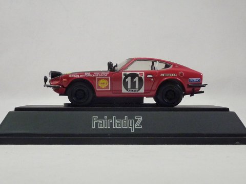 Datsun, 240 Z Fairlady Safari Rally #11, rood, Ebbro, 103