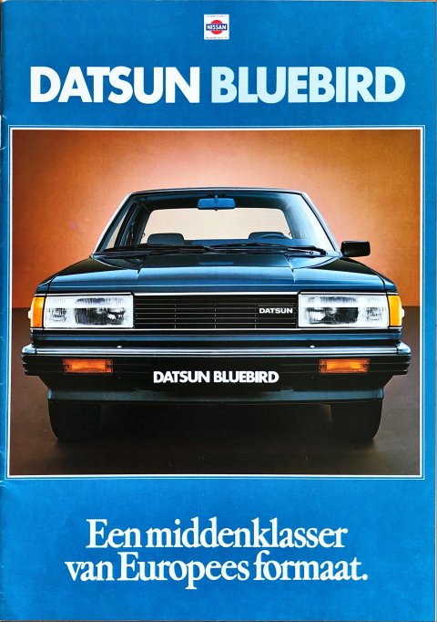 Datsun Bluebird nr. 80530000, 1980 A4, 20, NL year 1980 folder brochure