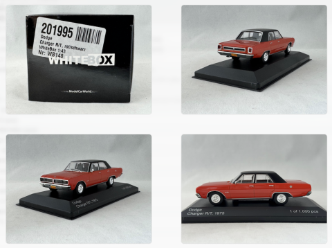 Dodge Charger R:T, 1975, WhiteBox, WB148 201995