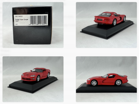 Dodge Viper coupe, 1993 Minichamps 430 144022