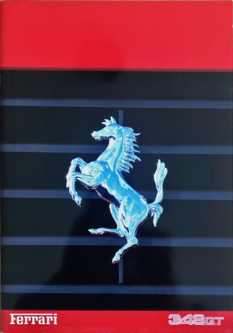 Ferrari 348 GT nr. 788:93, 1993 A4, 28, EN:DE:FR:IT folder brochure